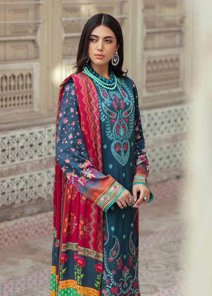 Nissa By Rajbari Embroidered Corduroy Suits Unstitched 3 Piece RB22NW 4B - Winter Collection