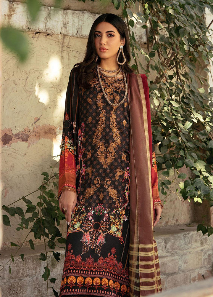 Nissa By Rajbari Embroidered Corduroy Suits Unstitched 3 Piece RB22NW 5A - Winter Collection