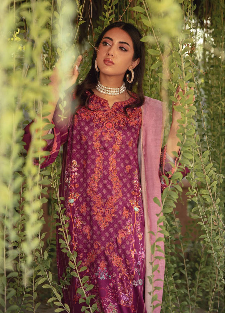 Nissa By Rajbari Embroidered Corduroy Suits Unstitched 3 Piece RB22NW 5B - Winter Collection