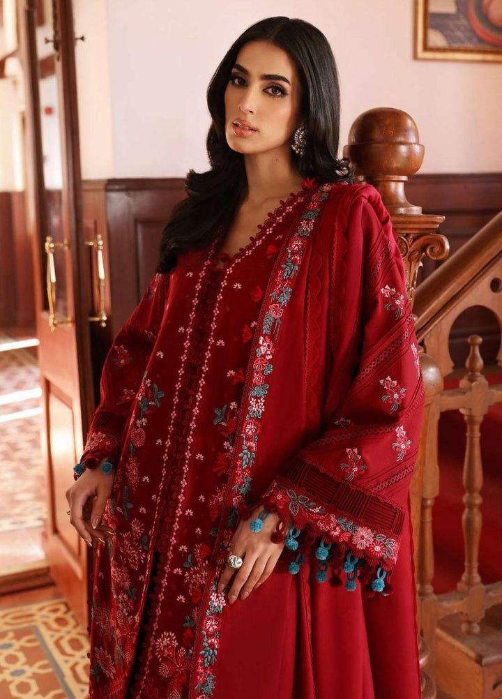 Noemei By Republic Womenswear Embroidered Khaddar Suits Unstitched 3 Piece RW23N D1-A - Luxury Winter Collection