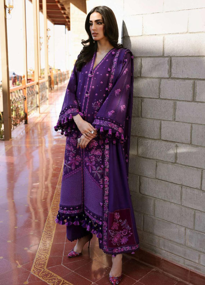 Noemei By Republic Womenswear Embroidered Khaddar Suits Unstitched 3 Piece RW23N D1-B - Luxury Winter Collection