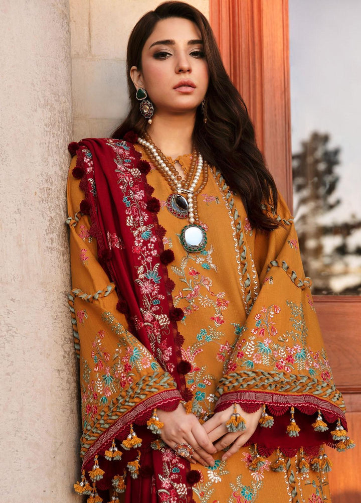 Noemei By Republic Womenswear Embroidered Khaddar Suits Unstitched 3 Piece RW23N D2-A - Luxury Winter Collection