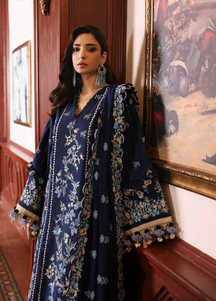 Noemei By Republic Womenswear Embroidered Khaddar Suits Unstitched 3 Piece RW23N D2-B - Luxury Winter Collection