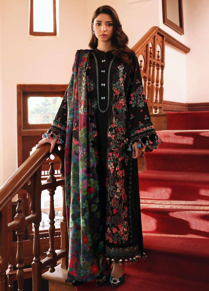 Noemei By Republic Womenswear Embroidered Karandi Suits Unstitched 3 Piece RW23N D6-A - Luxury Winter Collection
