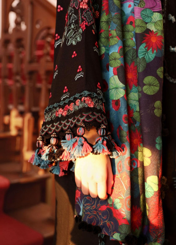 Noemei By Republic Womenswear Embroidered Karandi Suits Unstitched 3 Piece RW23N D6-A - Luxury Winter Collection