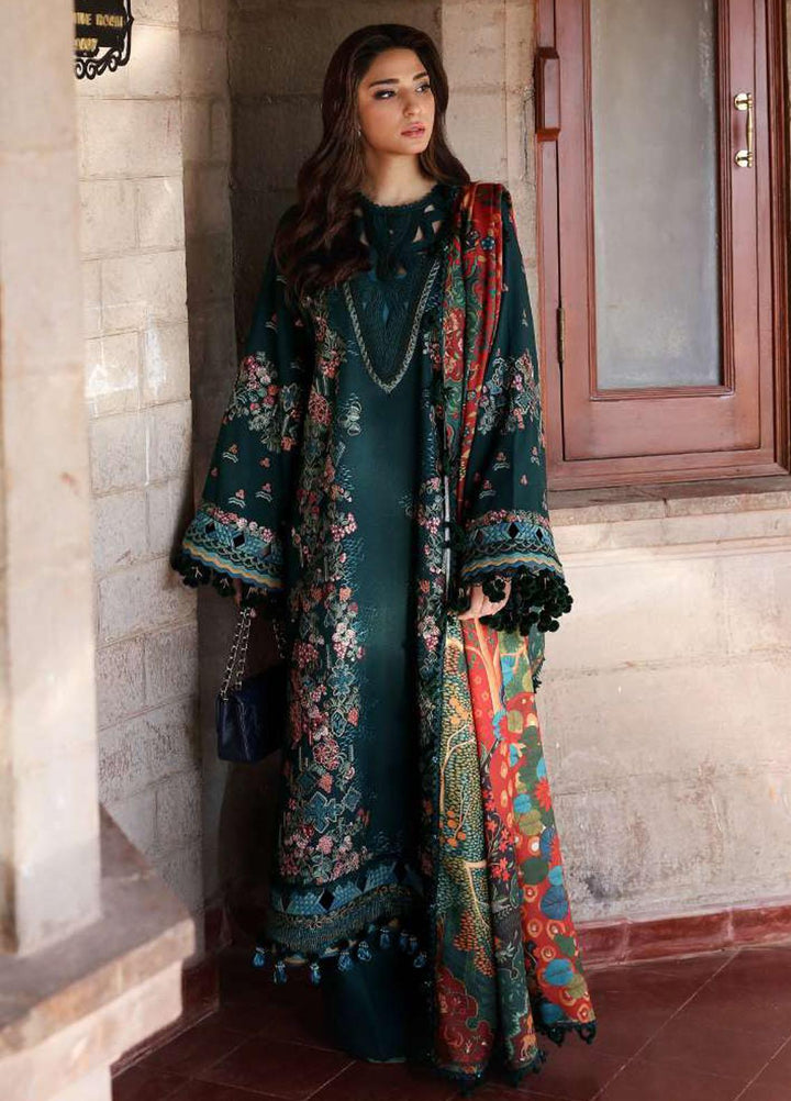 Noemei By Republic Womenswear Embroidered Karandi Suits Unstitched 3 Piece RW23N D6-B - Luxury Winter Collection