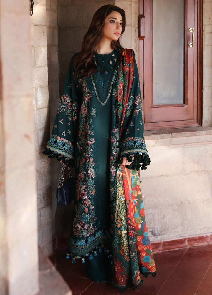 Noemei By Republic Womenswear Embroidered Karandi Suits Unstitched 3 Piece RW23N D6-B - Luxury Winter Collection