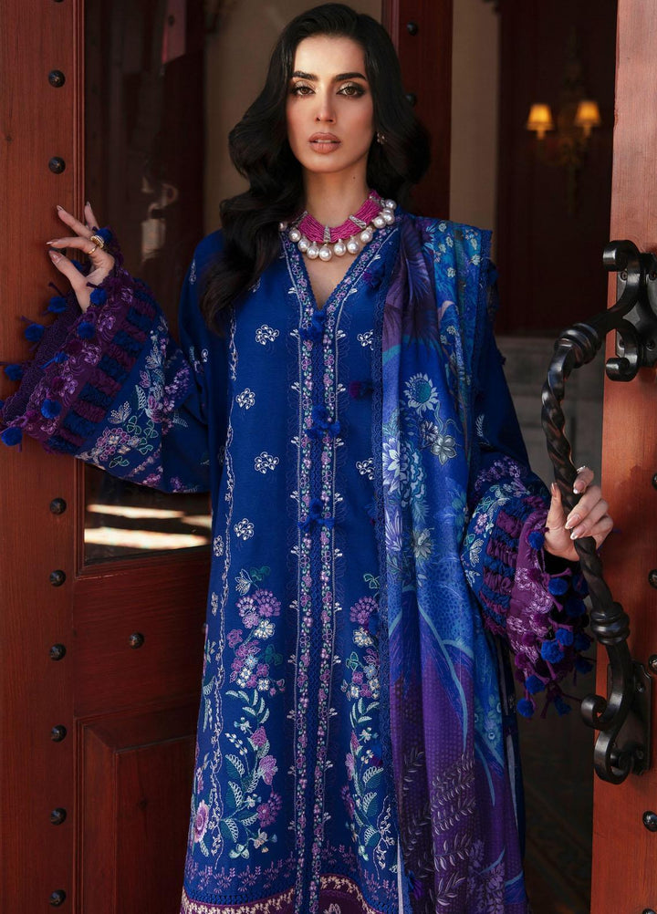 Noemei By Republic Womenswear Embroidered Karandi Suits Unstitched 3 Piece RW23N D8-A - Luxury Winter Collection