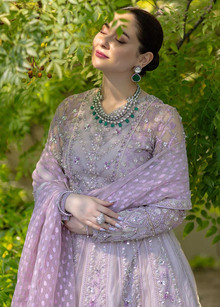 Noor By Azzal Embroidered Net Suits Unstitched 4 Piece AZZ23N D-08 Kyra - Luxury Collection