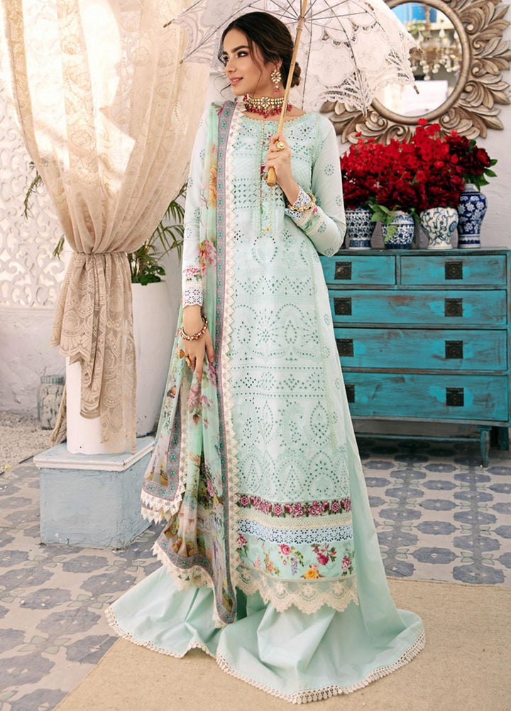 Noor by Saadia Asad Embroidered Chikankari Suits Unstitched 3 Piece NSA21E 7B - Festive Collection