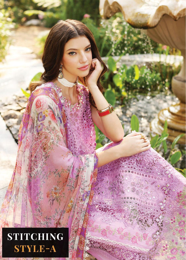 Noor by Saadia Asad Embroidered Lawn Suits Unstitched 3 Piece NSA23E D5 - Eid Collection