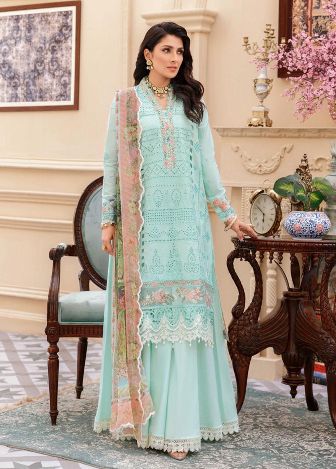 Noor By Saadia Asad Embroidered Lawn Suits Unstitched 3 Piece D11-Lia main image 1
