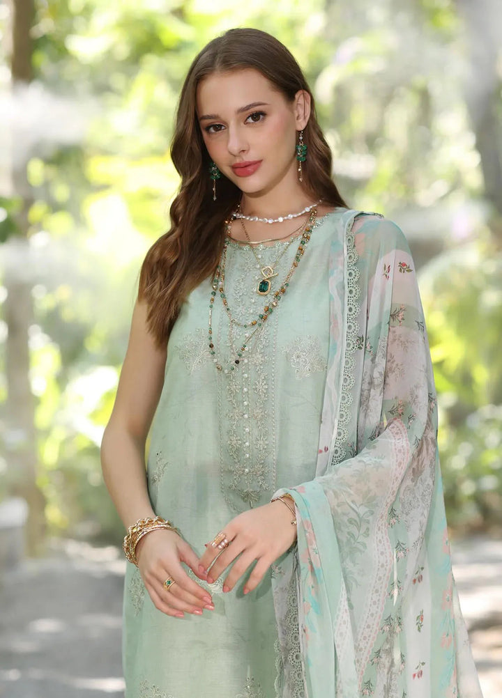 Noor by Saadia Asad Embroidered Lawn Suits Unstitched 3 Piece NSA25EP D6-A - Summer Collection