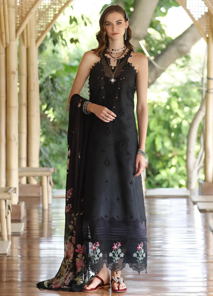 Noor by Saadia Asad Embroidered Lawn Suits Unstitched 3 Piece NSA25EP D7-A - Summer Collection