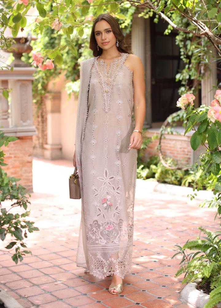 Noor by Saadia Asad Embroidered Lawn Suits Unstitched 3 Piece NSA25LS D-11 - Summer Collection