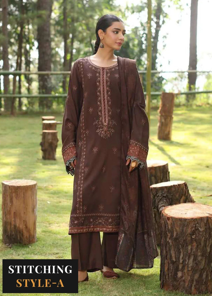 Noor by Saadia Asad Embroidered Suit Unstitched 3 Piece NSA24SW D-4 Mysa - Winter Collection