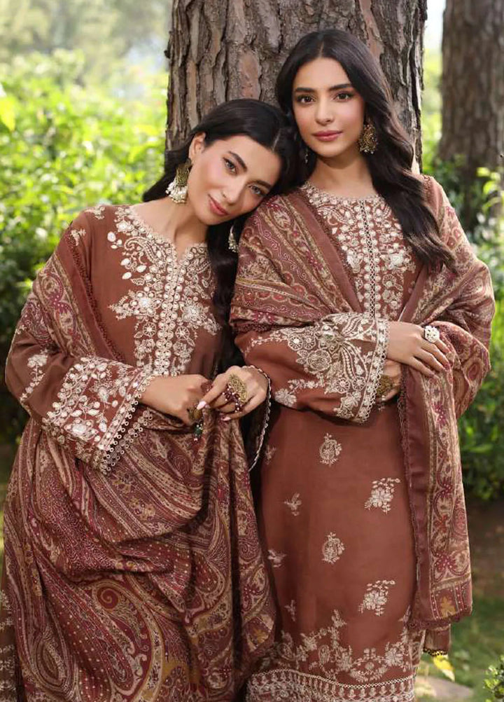 Noor by Saadia Asad Embroidered Suit Unstitched 3 Piece NSA24SW D-9 Doon - Winter Collection