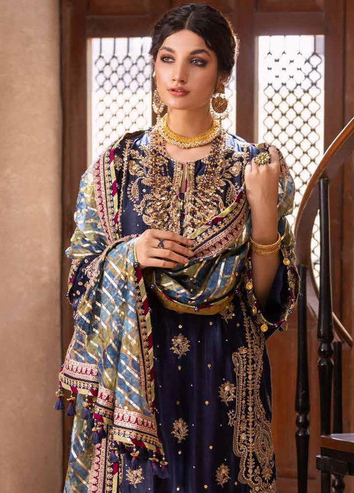 Noor-E-Chasham By Gul Ahmed Embroidered Velvet Suits Unstitched 3 Piece GA22NC-V2 NS-22013 - Luxury Collection