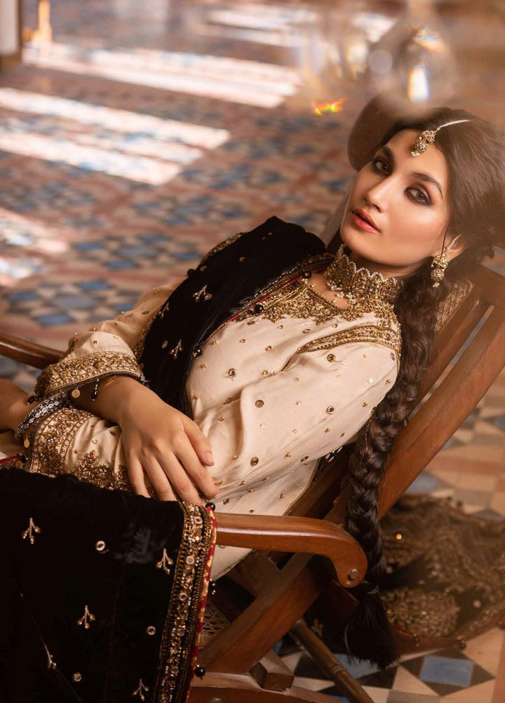 Noor-E-Chasham By Gul Ahmed Embroidered Raw Silk Suits Unstitched 3 Piece GA22NC-V2 NS-22014 - Luxury Collection