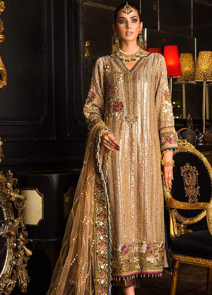 Noor-E-Chasham By Gul Ahmed Embroidered Velvet Suits Unstitched 3 Piece GA22NC-V2 NS-22015 - Luxury Collection