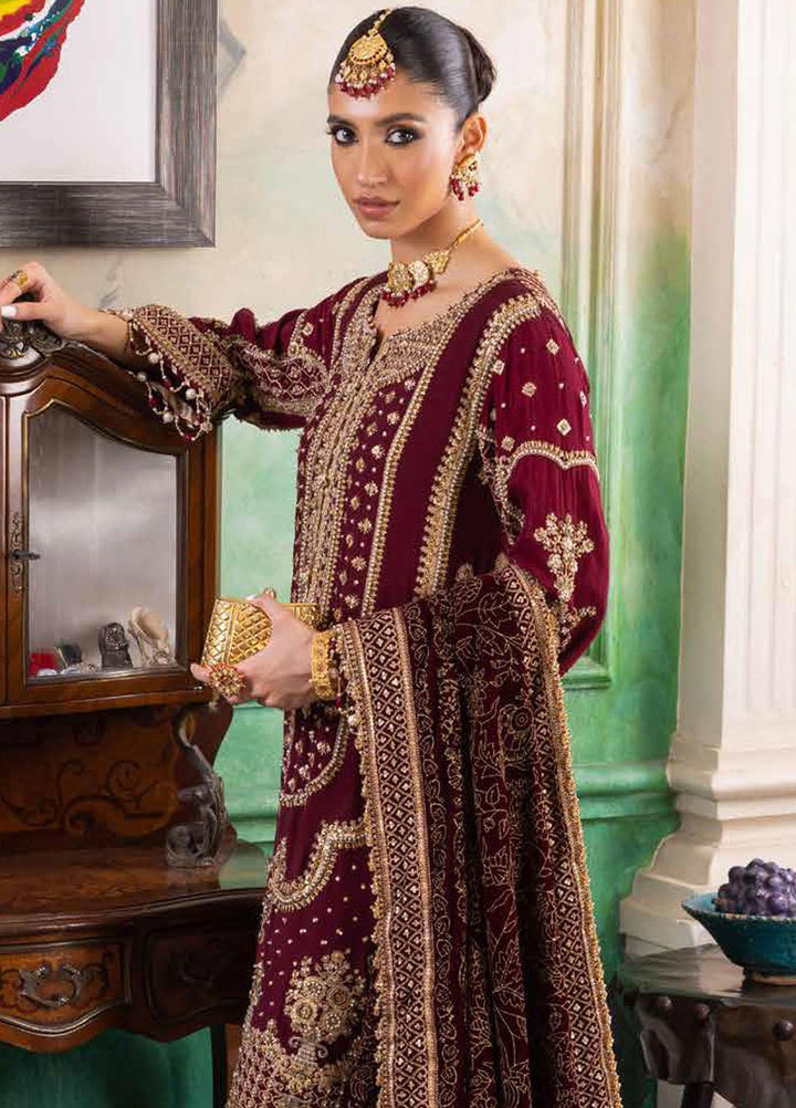 Noor-E-Chasham By Gul Ahmed Embroidered Raw Silk Suits Unstitched 3 Piece GA22NC-V2 NS-22026 - Luxury Collection