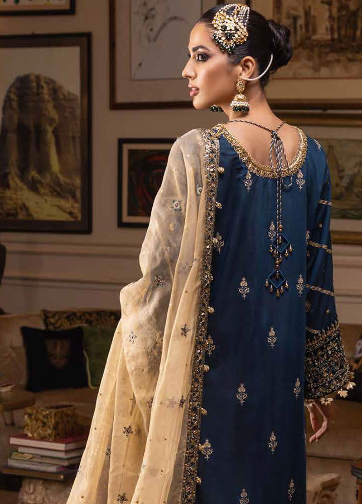 Noor-E-Chasham By Gul Ahmed Embroidered cotton silk Suits Unstitched 3 Piece GA22NC-V2 NS-22032 - Luxury Collection