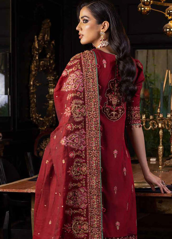 Noor-E-Chasham By Gul Ahmed Embroidered Yarn Suits Unstitched 3 Piece GA22NC-V2 NS-22034 - Luxury Collection