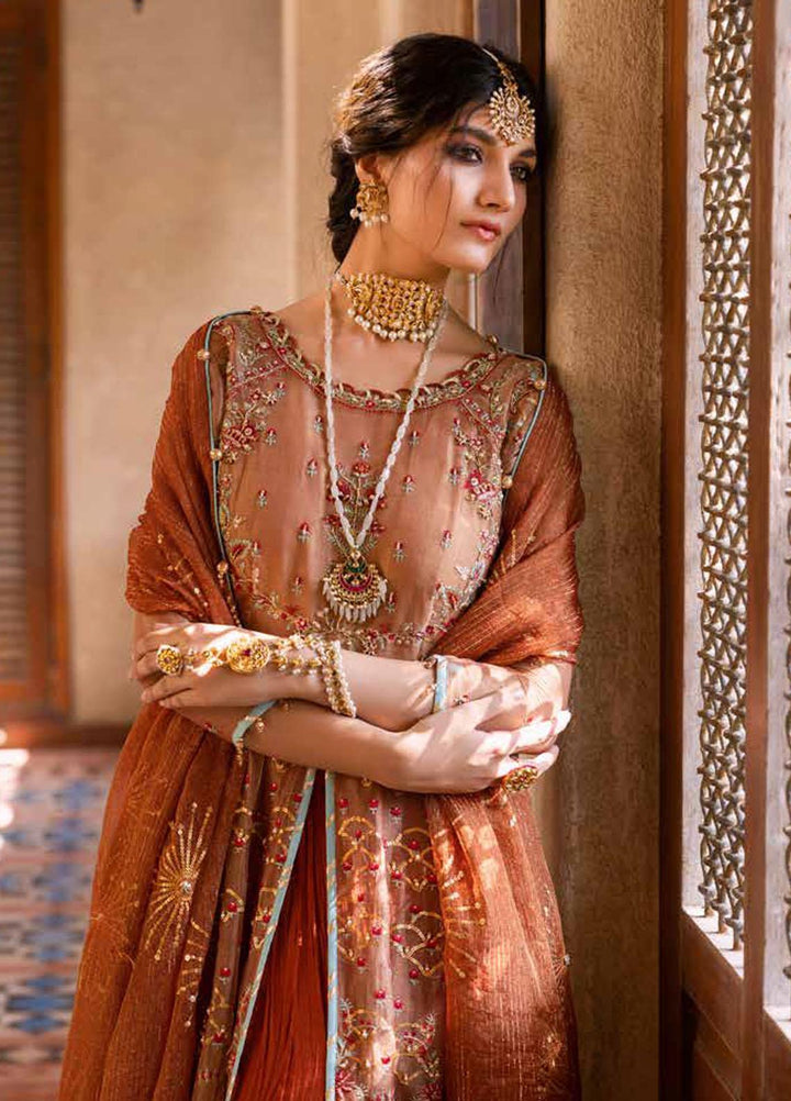 Noor-E-Chasham By Gul Ahmed Embroidered Net Suits Unstitched 3 Piece GA22NC-V2 NS-22035 - Luxury Collection