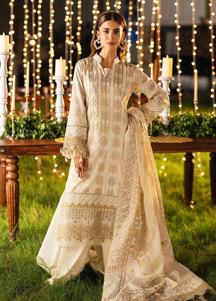 Noor-e-Khaas by Salitex Embroidered Lawn Suits Unstitched 3 Piece UNS25WW006UT - Summer Collection