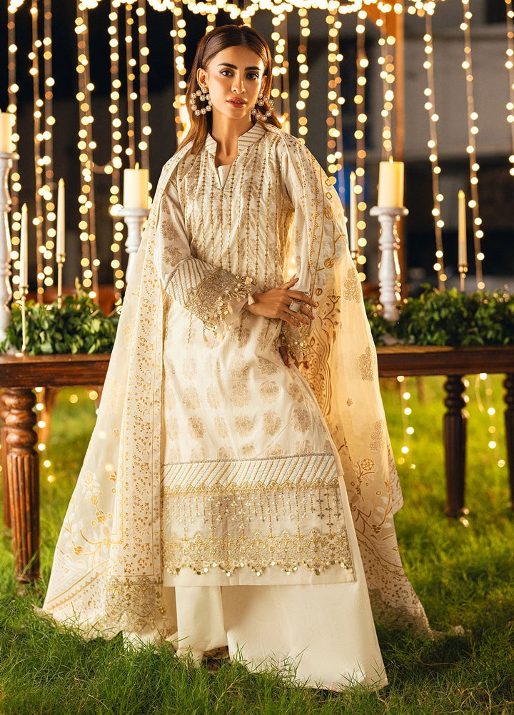 Noor-e-Khaas by Salitex Embroidered Lawn Suits Unstitched 3 Piece UNS25WW006UT - Summer Collection