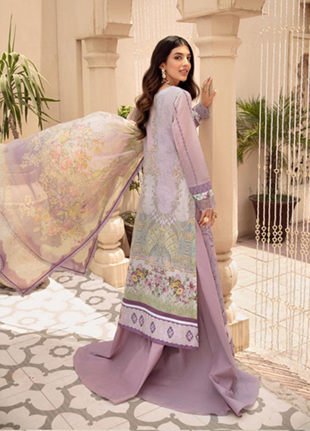 Noor by Saadia Asad Embroidered Lawn Suits Unstitched 3 Piece SA21-N2 05 - Summer Collection