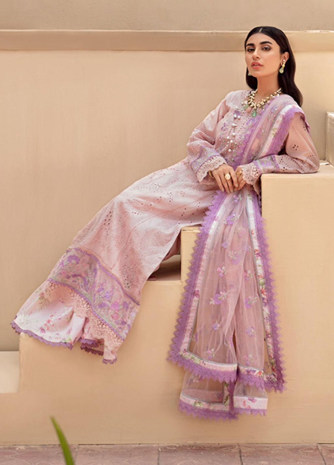 Noor by Saadia Asad Embroidered Lawn Suits Unstitched 3 Piece SA21-N2 06 - Summer Collection