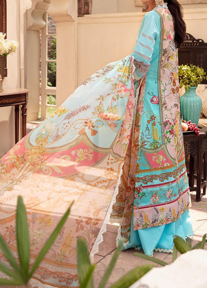 Noor by Saadia Asad Embroidered Lawn Suits Unstitched 3 Piece SA21-N2 08 - Summer Collection