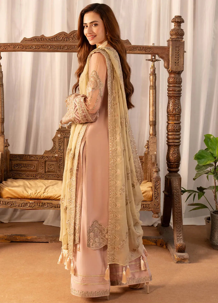 Noor Jahan By Imrozia Embroidered Chiffon Suit Unstitched 3 Piece IMP24NJ I-202 Nigar - Luxury Collection