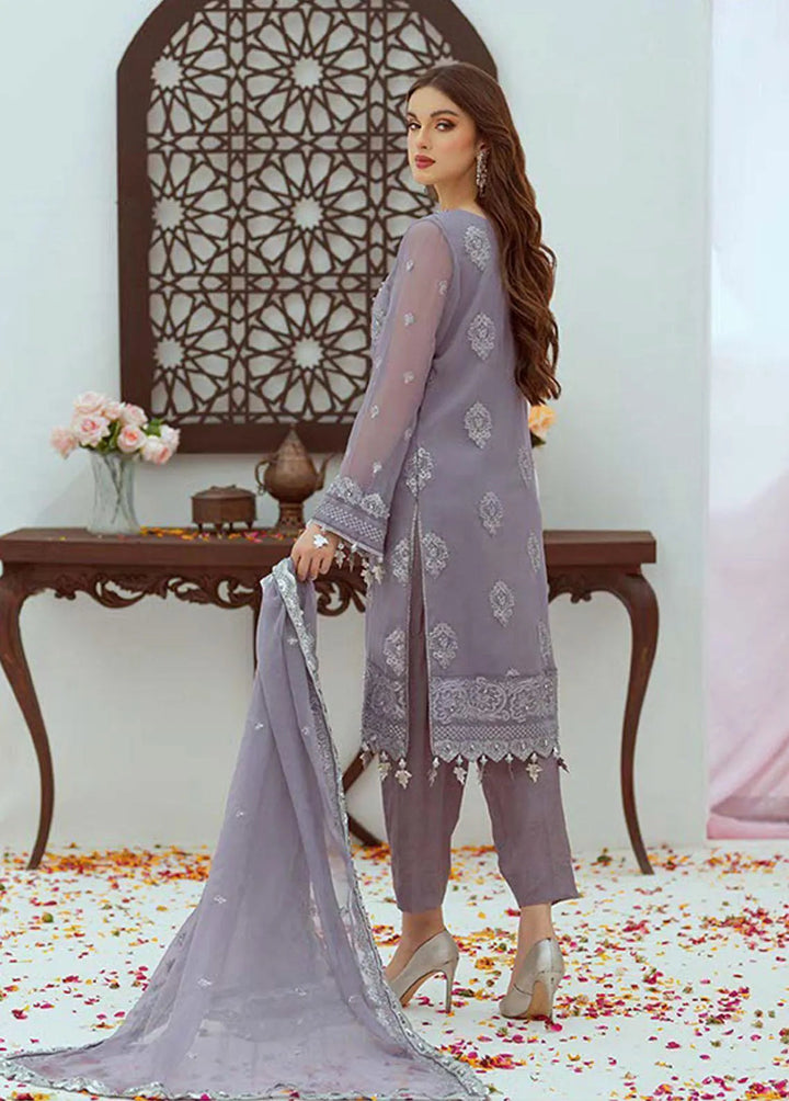 Noor Jahan by Noorma Kaamal Embroidered Chiffon Unstitched Suit 3 Piece NK22NJ NK-C04 - Luxury Collection