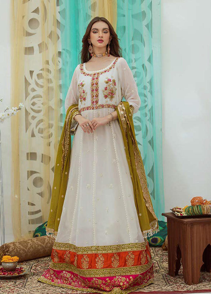 Noor Jahan by Noorma Kaamal Embroidered Chiffon Suits Unstitched 3 Piece NK22NJ NK-C05 - Luxury Collection