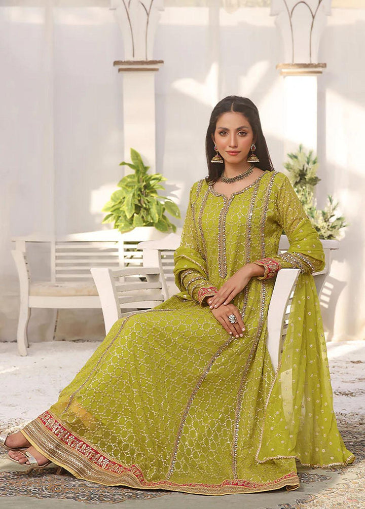 Al Harir Apparel Pret Embroidered Chiffon 3 Piece Suit Miraal Dhaani