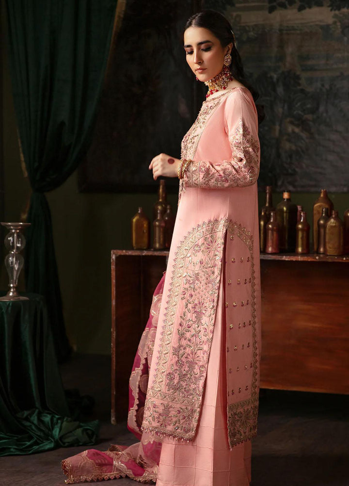 Noori By Emaan Adeel Embroidered Silk Suits Unstitched 3 Piece EA23N NR 03 Sherbano - Festive Collection