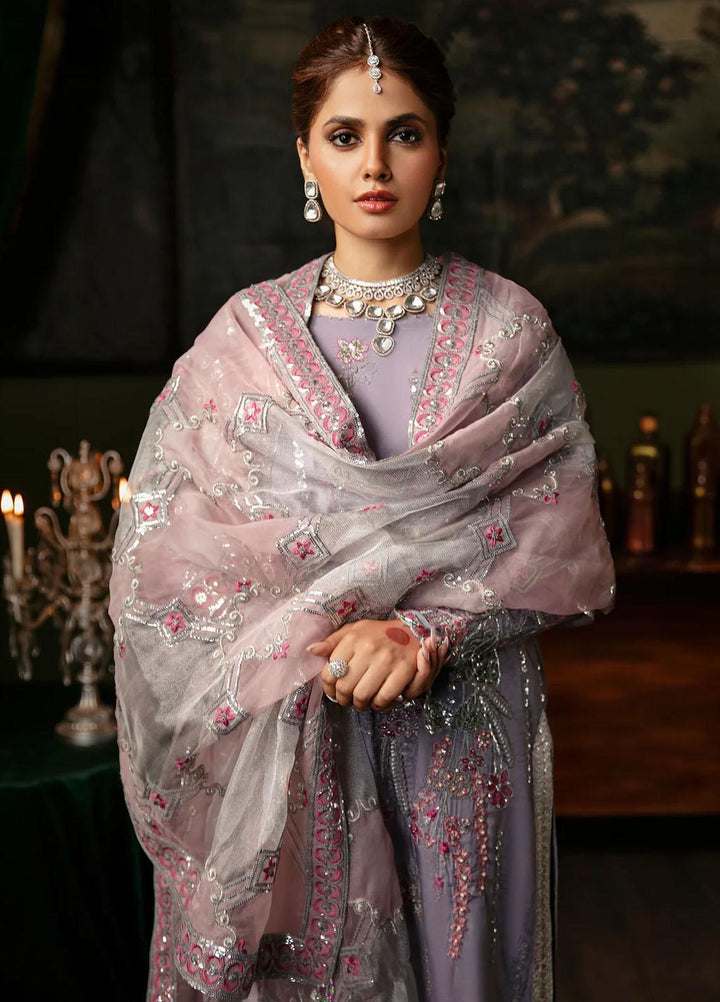 Noori By Emaan Adeel Embroidered Silk Suits Unstitched 3 Piece EA23N NR 06 Bano - Festive Collection