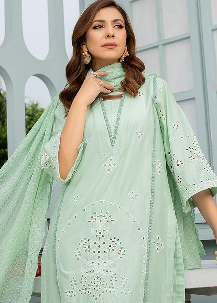 Noorma Kaamal Embroidered Lawn Suits Unstitched 3 Piece NK23E NK-LC01 - Eid Collection