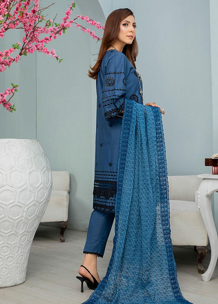 Noorma Kaamal Embroidered Lawn Suits Unstitched 3 Piece NK23E NK-LC04 - Eid Collection