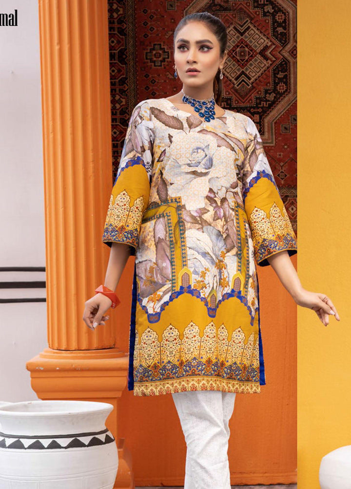 Noorma Kaamal Printed Lawn  Unstitched Kurti NK22K 14 - Summer Collection