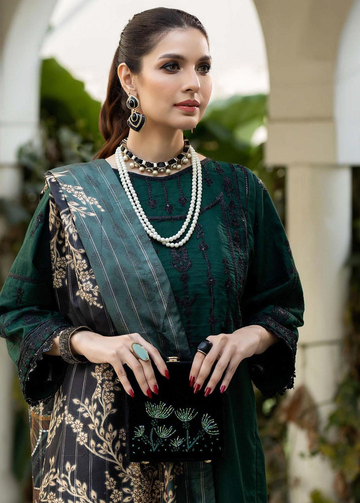 Noorma Kaamal Embroidered Khaddar Suits Unstitched 3 Piece NK23WK NK-WK-02 - Winter Collection