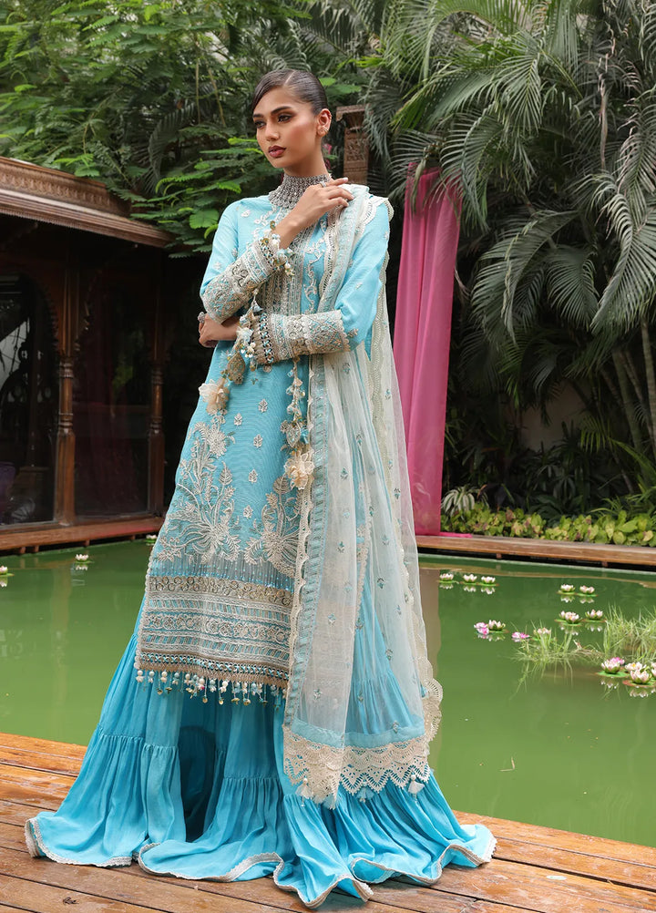 Nora By Salitex Embroidered Yarn Suit Unstitched 3 Piece SUNS24NO011UT - Formal Collection