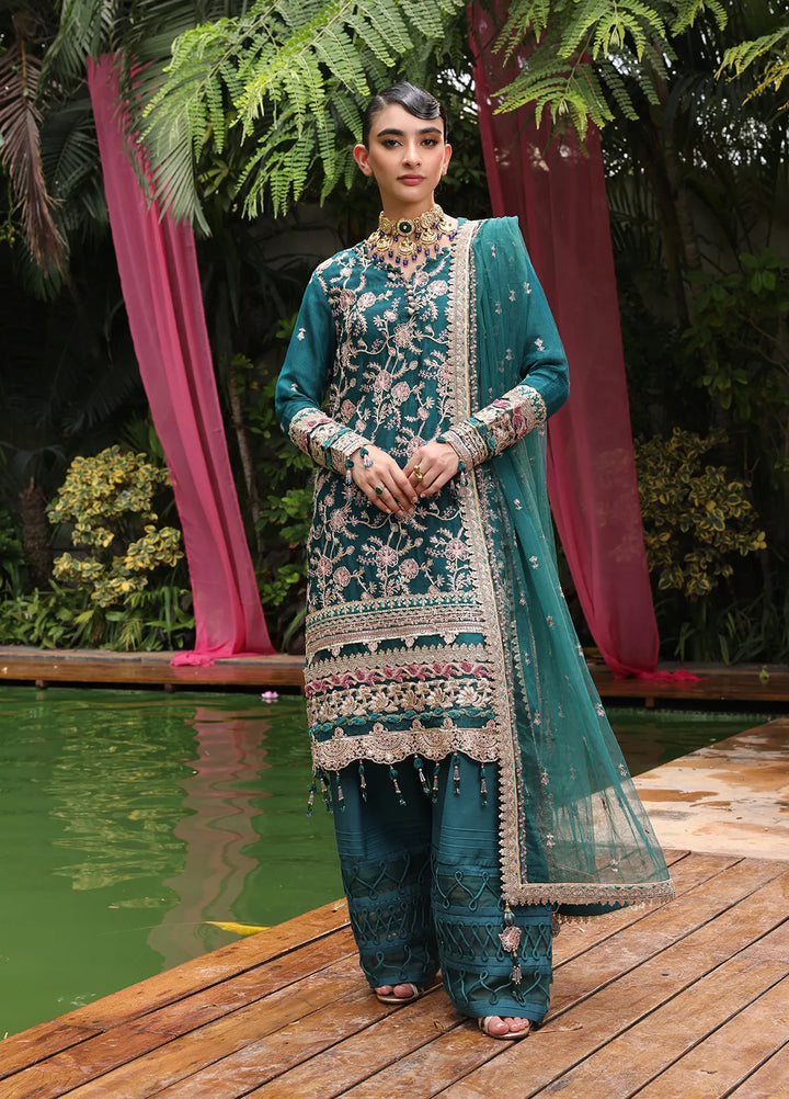 Nora By Salitex Embroidered Yarn Suit Unstitched 3 Piece SUNS24NO012UT - Formal Collection