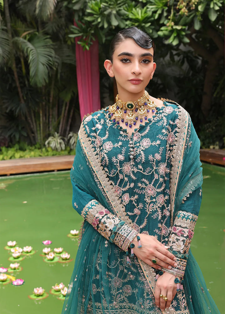 Nora By Salitex Embroidered Yarn Suit Unstitched 3 Piece SUNS24NO012UT - Formal Collection