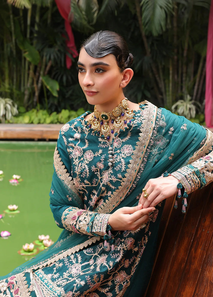 Nora By Salitex Embroidered Yarn Suit Unstitched 3 Piece SUNS24NO012UT - Formal Collection