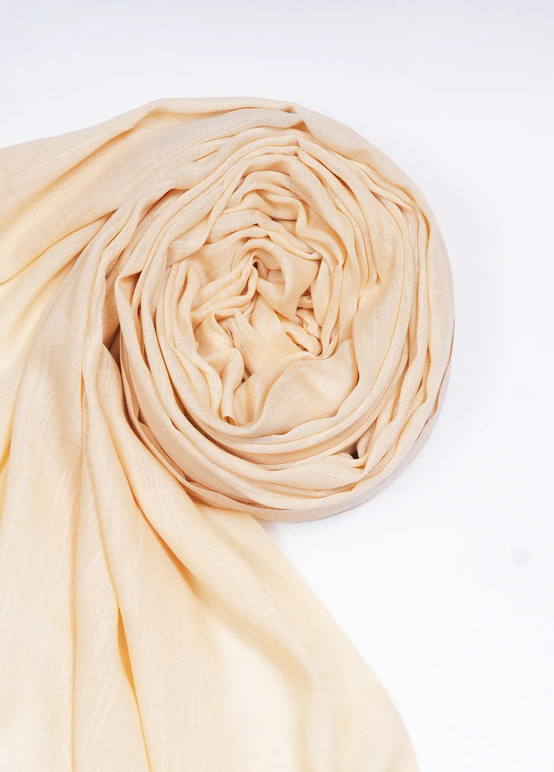 Nourah Scarf Embossed Cashmere Lawn Creamy Yellow - Scarf Collection