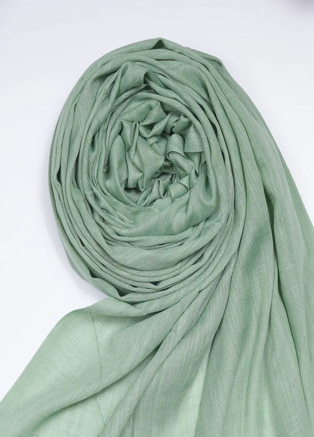 Nourah Scarf Embossed Cashmere Lawn Light Green - Scarf Collection
