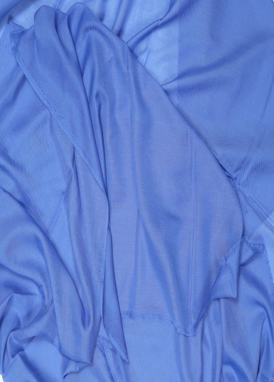 Nourah Scarf Plain Turkey Lawn Sky Blue - Scarf Collection
